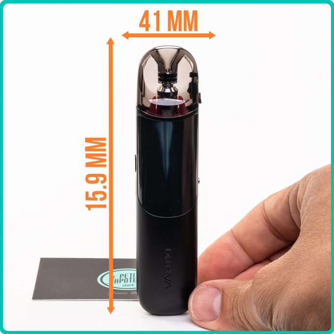 Dimensions du pod tela vaptio